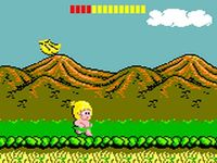 une photo d'Ã©cran de Wonder Boy (Game Gear) sur Sega Game Gear